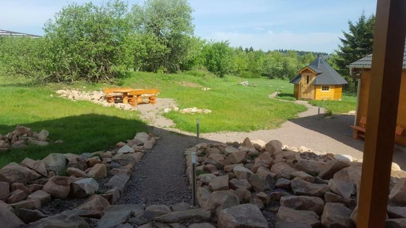 Holzblockhaus Magdalena Villa Altenberg Bagian luar foto